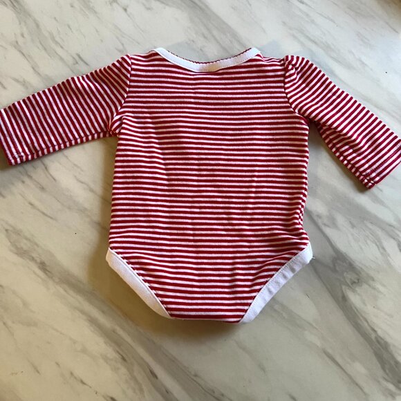 Baby Onesie Long Sleeve Shirt - Nautical Theme - Size 0 - 3 Months - Picture 3 of 8